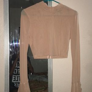 Half Sheer Shirt